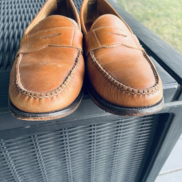 Brooks Brothers Slip-On Penny Loafers Brown Made In Italy Size 11.5 D - Picture 10 of 16